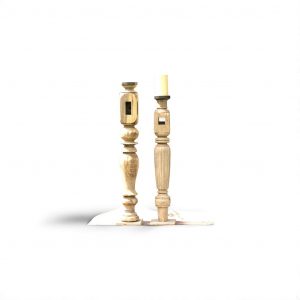 title Grands bougeoirs en bois