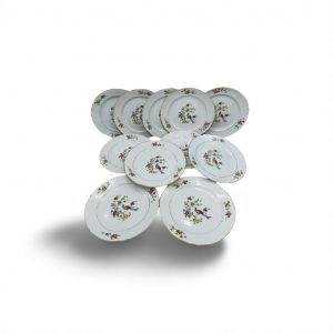 Assiettes à l’oiseau de paradis