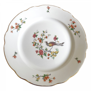 Assiettes à l’oiseau de paradis