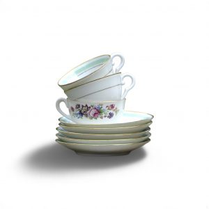 Tasses et sous-tasses à café