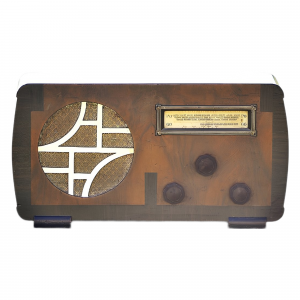 title Grand poste radio vintage