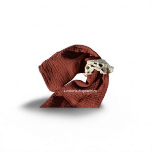 title Serviettes en double gaze de coton