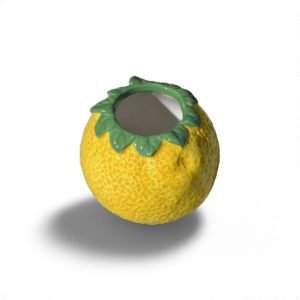 title Vase en céramique citron