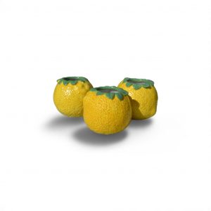 title Vase en céramique citron