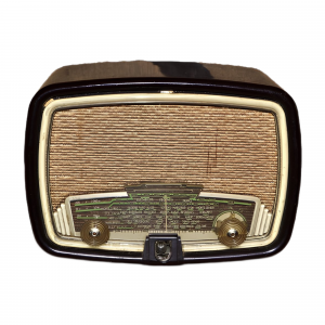 title Petit poste radio en bakélite