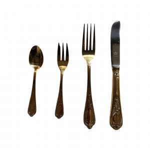 title Couverts plaquรฉs or